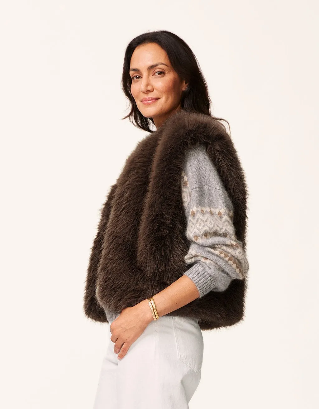 agolde fara gilet