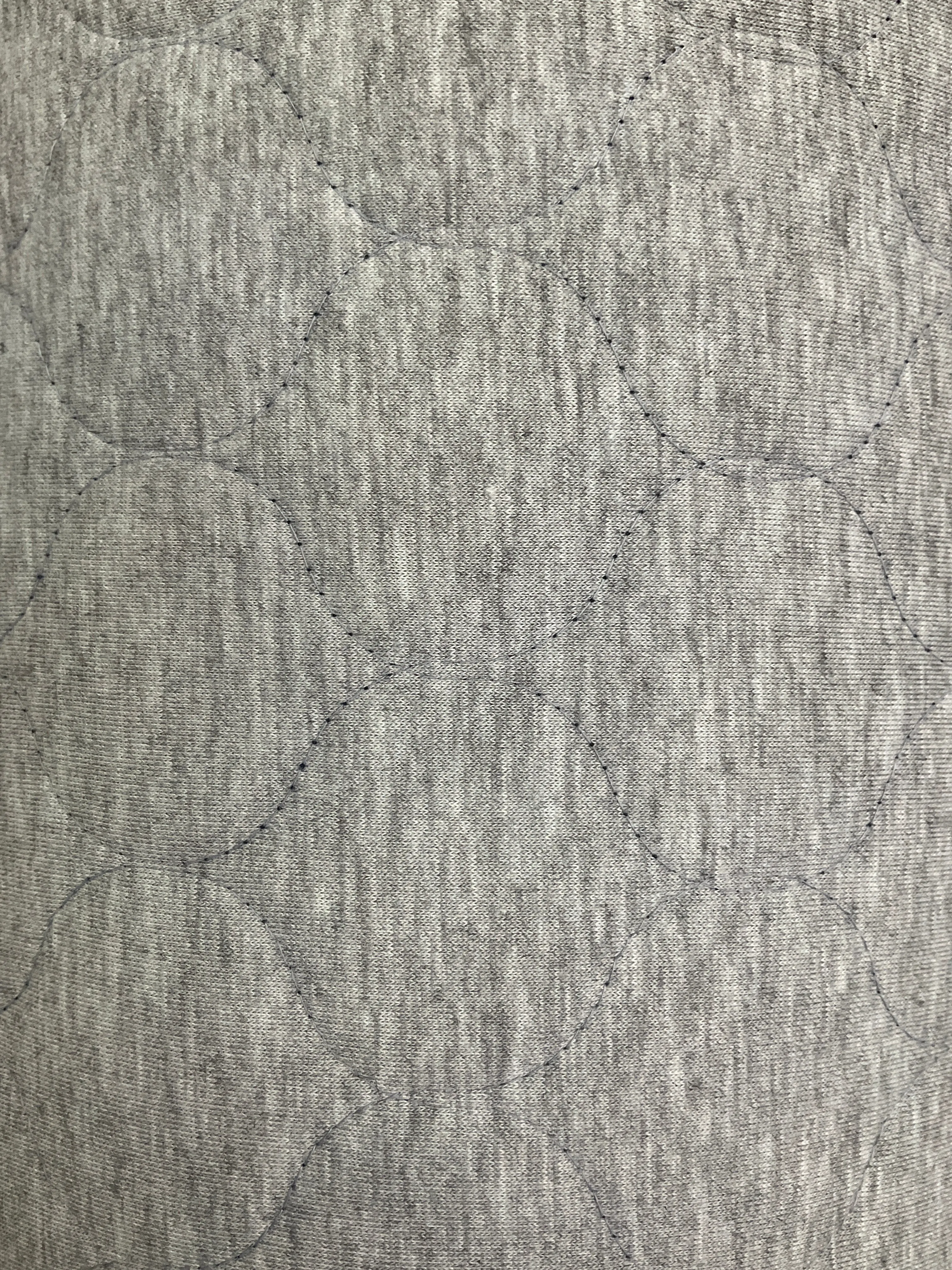 Bubble Quilted Denim