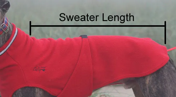 Fleece Sweater for Long & Lean Dogs by Chilly Dogs