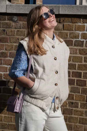 Grace & Mila Placide Beige Vest
