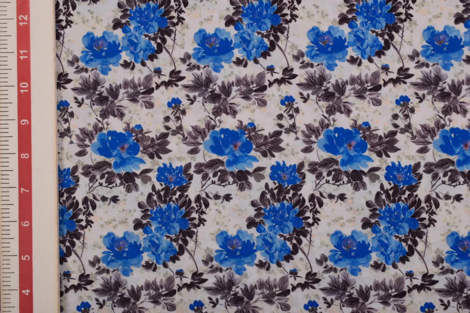 Multicolour Printed Crepe Fabric