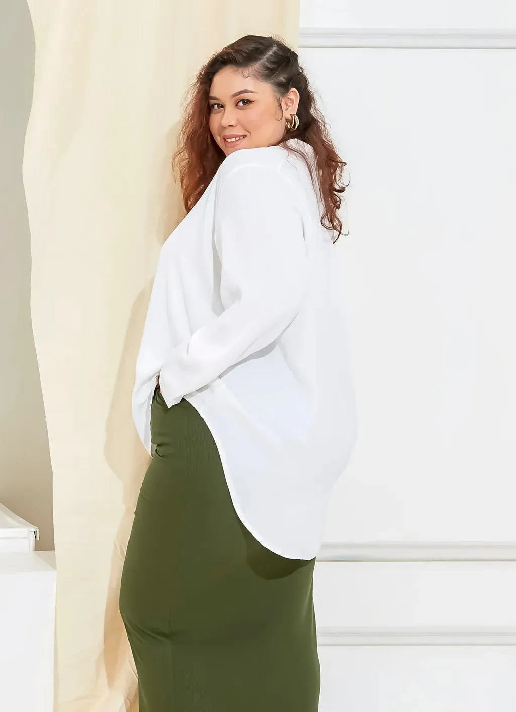 Natasha Lightweight White Shirt