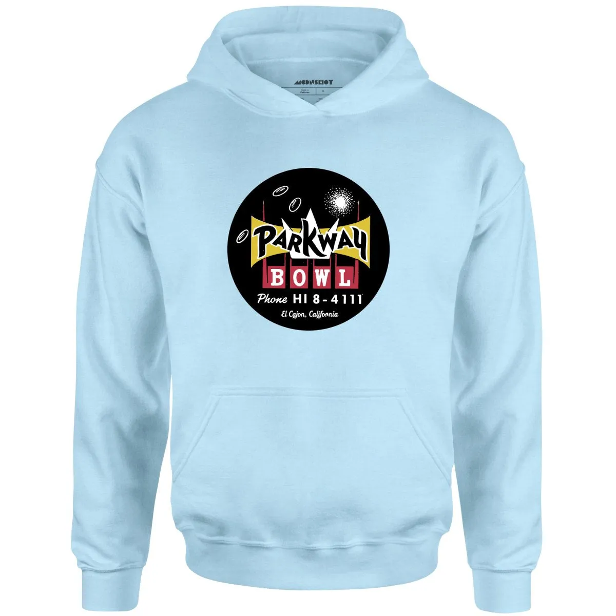 Parkway Bowl - El Cajon, CA - Vintage Bowling Alley - Unisex Hoodie