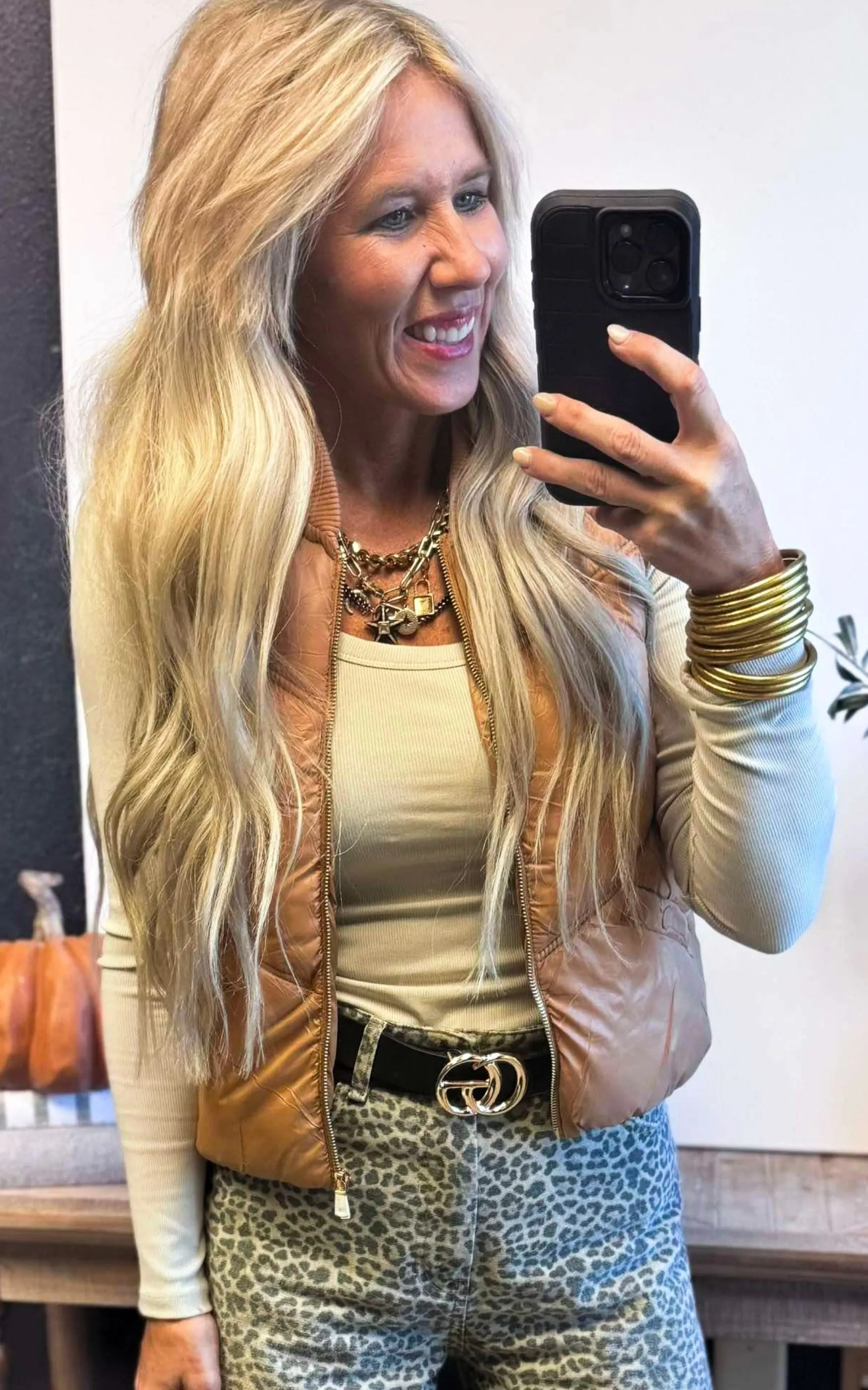 Quilted Zip-Up Vest - Final Sale