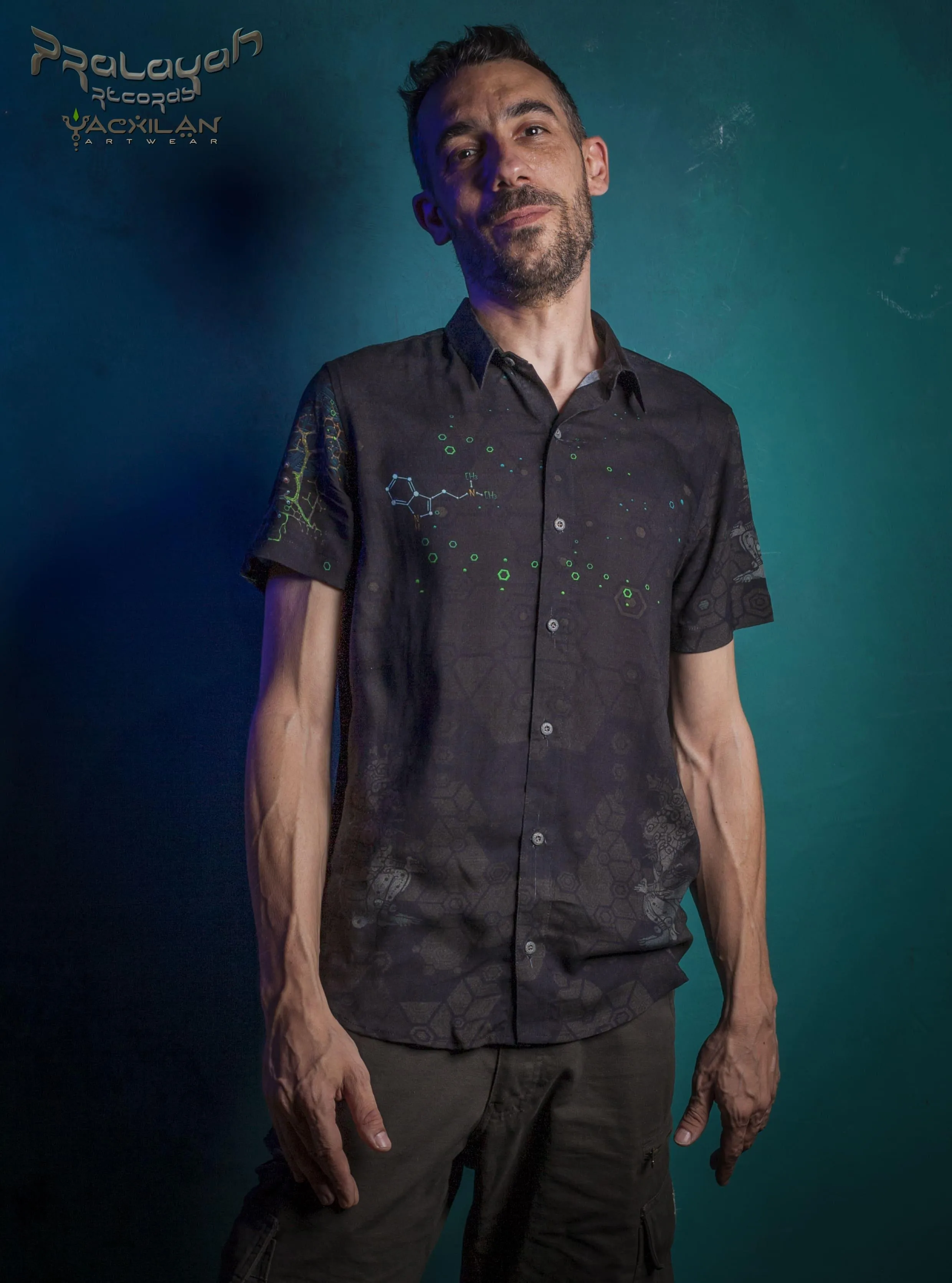 Shirt Men Half Sleeves / Viscose - PRALAYAH