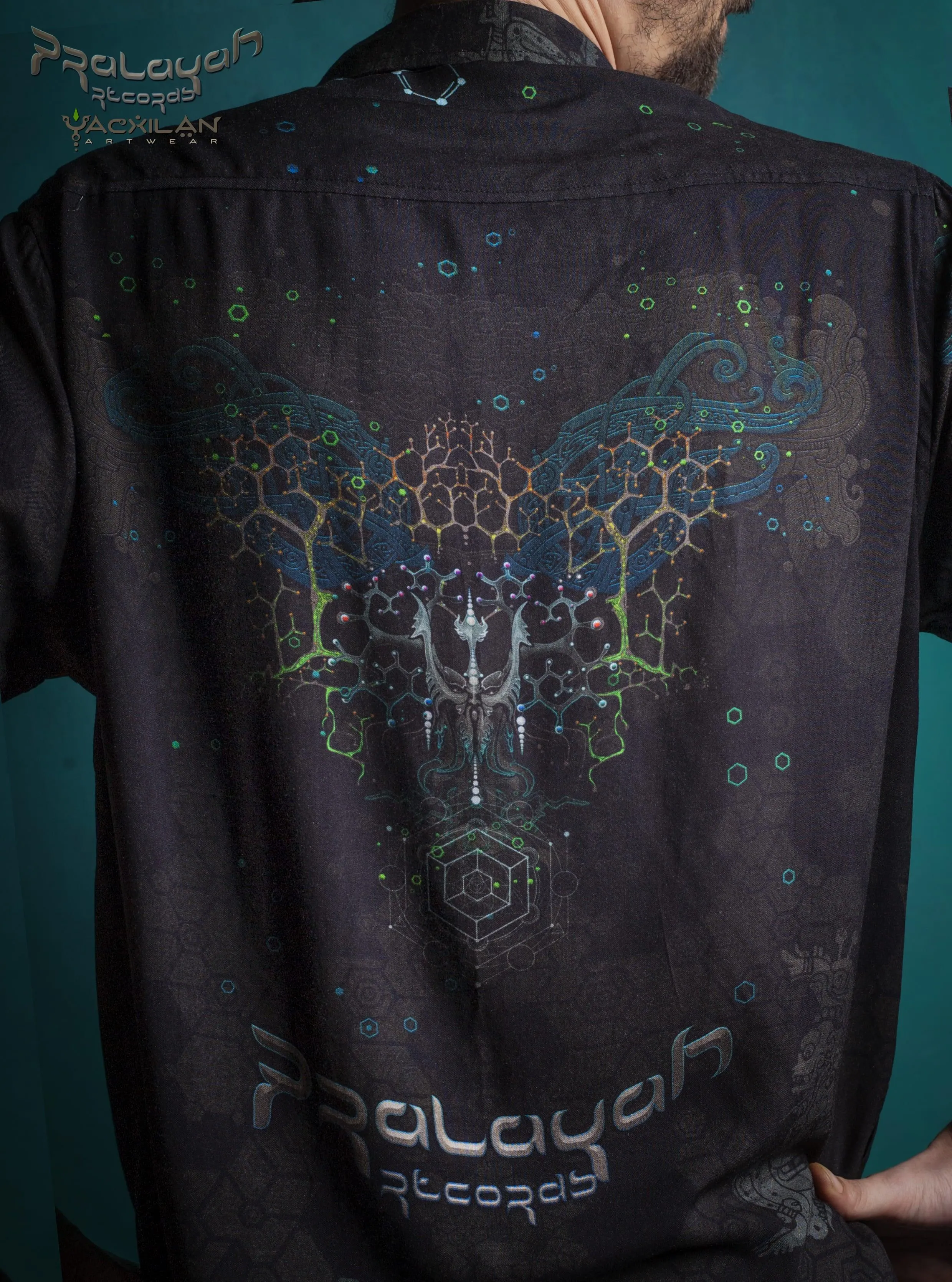 Shirt Men Half Sleeves / Viscose - PRALAYAH