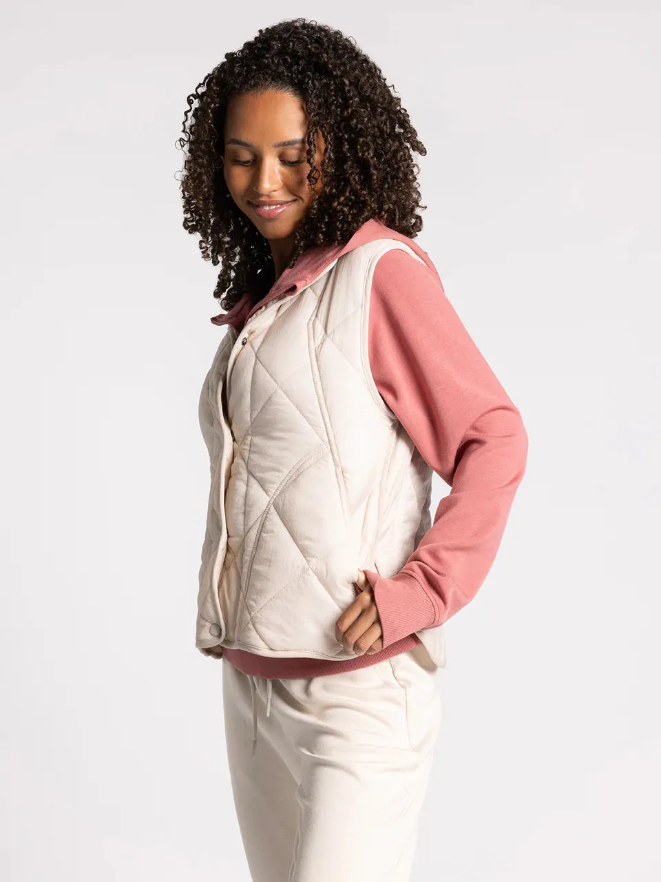 Short Quilted Vest